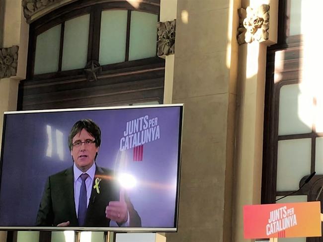 El candidato de JuntsxCat, Carles Puigdemont | EUROPA PRESS ep candidatojuntsxcat carles puigdemont
