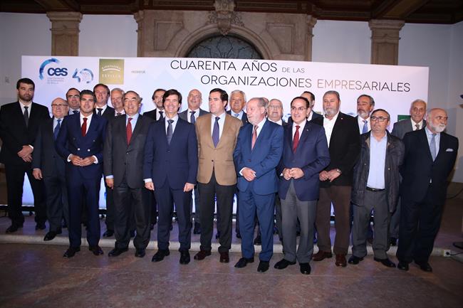 Celebración de los 'Cuarenta años de organizaciones empresariales en Sevilla' | EUROPA PRESS/DIPUTACIÓN DE SEVILLA ep celebracionlos cuarenta anosorganizaciones empresarialessevilla