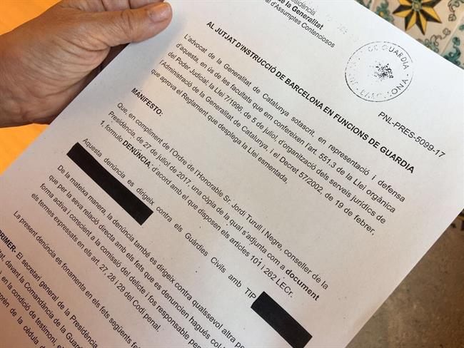 ep denunciala generalitatla guardia civilinterrogatorios