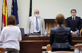 ep el director general de trafico pere navarro y el presidente de la comision de seguridad vial del