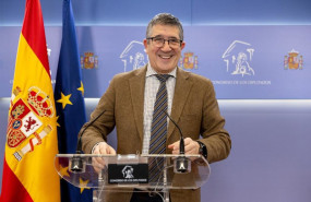ep el portavoz del psoe en el congreso patxi lopez durante una rueda de prensa en el congreso a 24