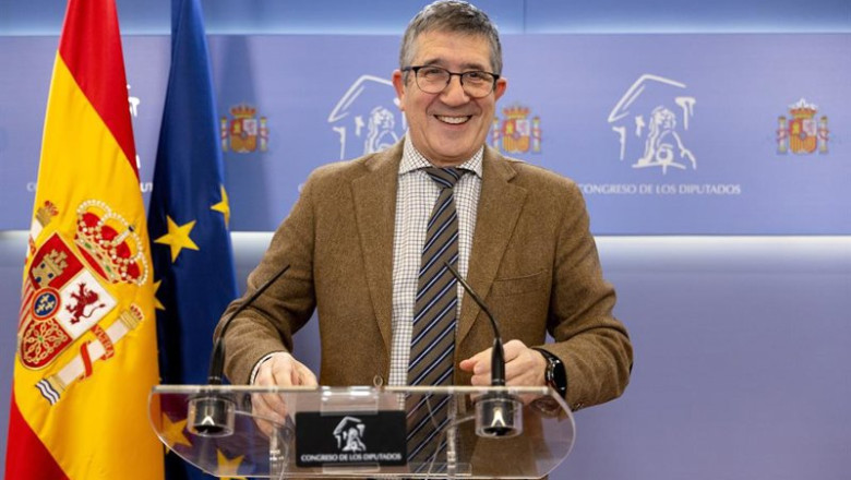 ep el portavoz del psoe en el congreso patxi lopez durante una rueda de prensa en el congreso a 24