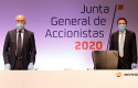 ep el presidente de repsol antonio brufau y el consejero delegado josu jon imaz en la junta de