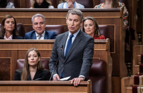 ep el presidente del pp alberto nunez feijoo durante una sesion plenaria en el congreso a 29 de