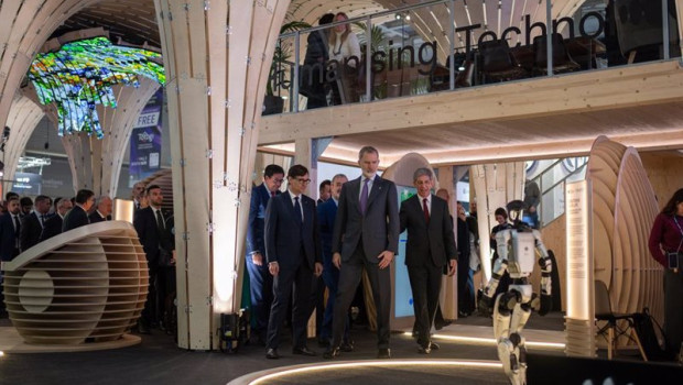 ep el rey felipe vi c durante la inauguracion del mwc mobile world congress barcelona 2025 en la