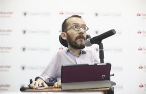 ep el secretario de accion de gobierno de podemos pablo echenique participa en la conferencia