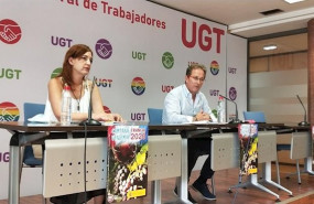 ep el secretario general de ugt fica pedro hojas presenta la campana de la vendimia