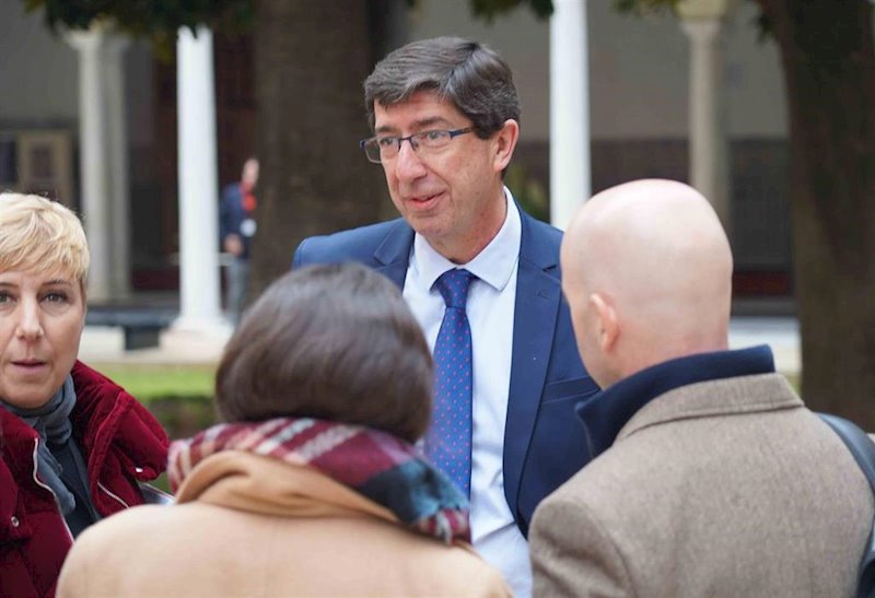 ep el vicepresidente de la junta juan marin en imagen de archivo en el parlamento andaluz