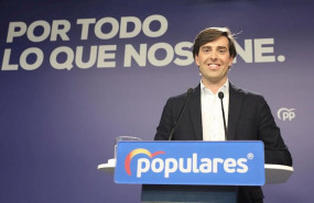 ep el vicesecretario de comunicacion del partido popular pablo montesinos ofrece una rueda de prensa