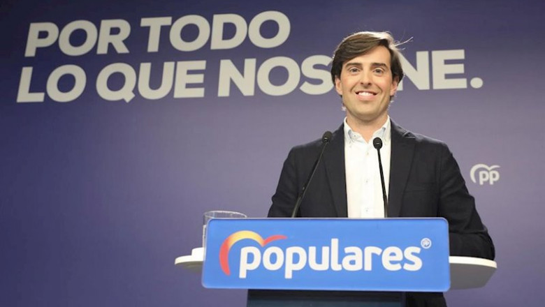 El vicesecretario de Comunicación del Partido Popular, Pablo Montesinos, ofrece una rueda de prensa en la sede del partido, en Madrid a 14 de enero de 2020. | Marta Fernández - Europa Press ep el vicesecretario de comunicacion del partido popular pablo montesinos ofrece una rueda de prensa
