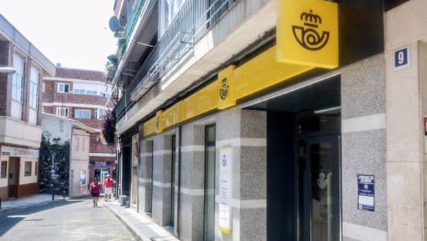 ep fachada de una oficina de correo