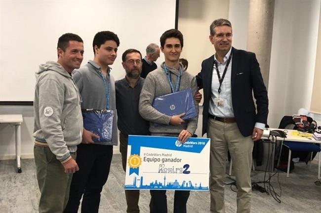 Ganadores de CodeWars, estudiantes del Ramiro de Maeztu de Madrid | HP ep ganadorescodewars estudiantesramiromaeztumadrid