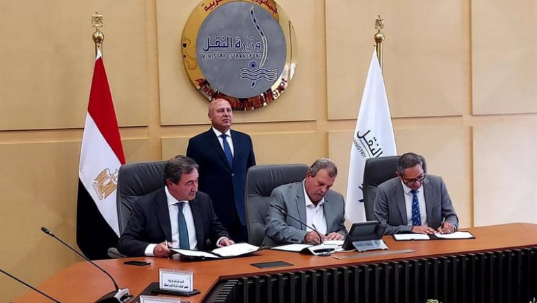 ep imagen de la firma del contrato de thales en egipto ep imagen de la firma del contrato de thales en egipto