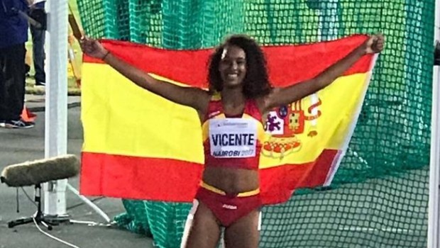ep la atleta espanola maria vicente campeonamundo juvenil