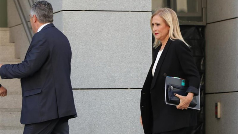 ep la expresidenta de la comunidad de madrid cristina cifuentes llega a la audiencia nacional para