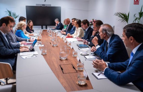 ep la ministra de asuntos economicos y transformacion digital nadia calvino y los presidentes de las