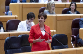 ep la ministra portavoz isabel rodriguez interviene en una sesion de control al gobierno en el