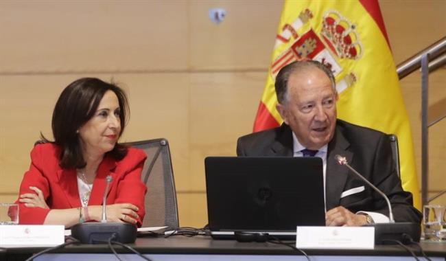 La ministra de Defensa Margarita Robles y el director del CNI Félix Sanz Roldán | MINISTERIO DE DEFENSA ep la ministradefensa margarita roblesdirectorcni felix sanz roldan