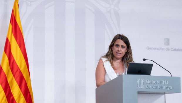 ep la portavoz del govern patricia plaja durante una rueda de prensa tras el consell executiu