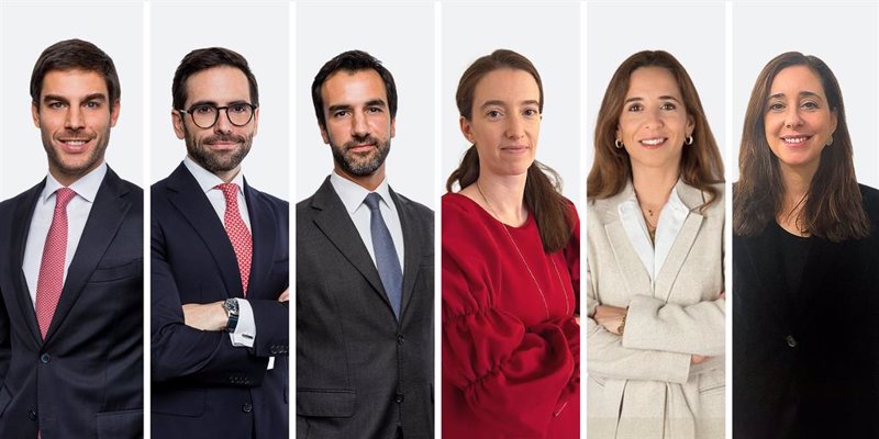 Los nuevos socios de Pérez-Llorca: Rodrigo Falcão Nogueira, Carlos Vaz de Almeida, Manuel Cordeiro Ferreira, Inês Palma Ramalho, Inês Arruda y Rita Leandro Vasconcelos | PÉREZ-LLORCA ep los nuevos socios de perez llorca rodrigo falco nogueira carlos vaz de almeida manuel cordeiro