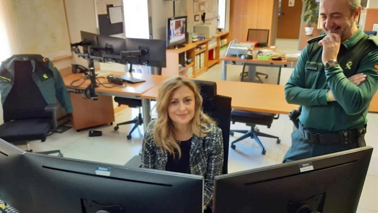 María Paz García-Vera, ex delegada del Gobierno en la Comunidad de Madrid, en una imagen de archivo durante una visita a los guardias civiles de Madrid para desearles feliz año nuevo | DELEGACIÓN DEL GOBIERNO EN MADRID - Archivo ep maria paz garcia-vera ex delegada del gobierno en la comunidad de madrid en una imagen de archivo
