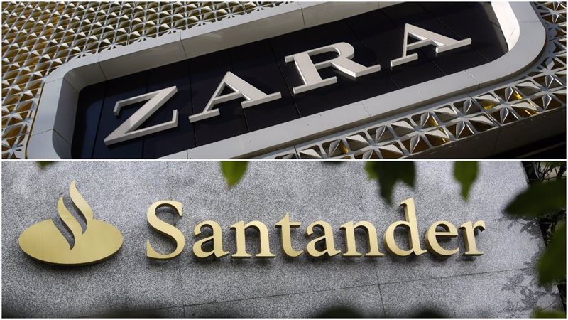 Zara y Santander, únicas marcas españolas entre las 100 más valiosas del mundo