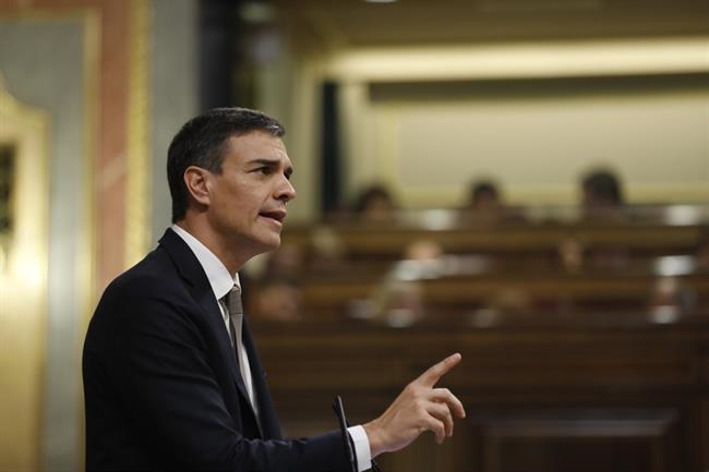 Pedro Sánchez en la moción de censura del Congreso | EUROPA PRESS ep pedro sanchezla mocioncensuracongreso