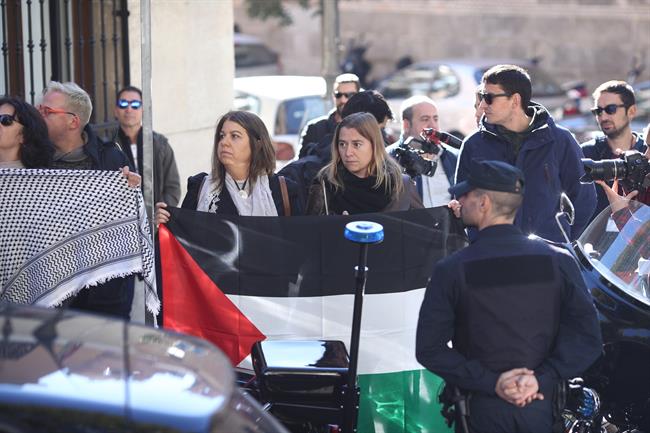 Protestas por la visita del presidente del Estado de Israel, Reuven Rivlin | EUROPA PRESS ep protestasla visitapresidenteestadoisrael reuven rivlin
