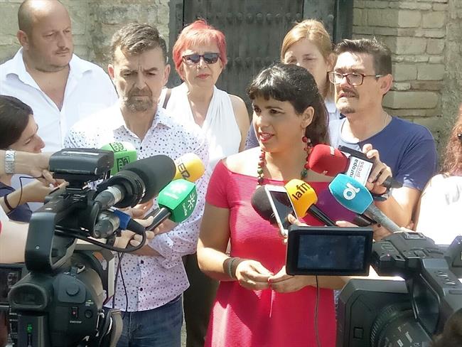 Teresa Rodríguez con Maíllo en Jerez | EUROPA PRESS ep teresa rodriguezmaillojerez