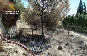 ep uno de los incendios provocado por un vecino de cieza detenido