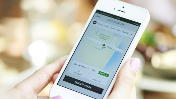 Uber App taxi transport iphone