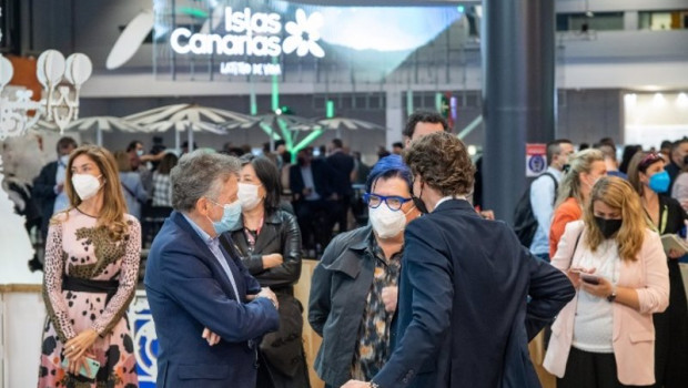 ep ambiente del stand de canarias en fitur