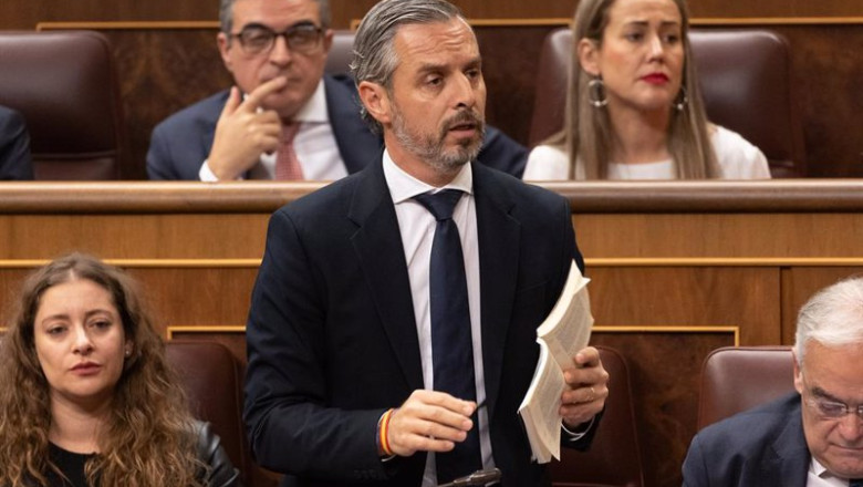Archivo - El coordinador del área económica del PP, Juan Bravo, en el Congreso de los Diputados | Eduardo Parra - Europa Press - Archivo ep archivo el coordinador del area economica del pp juan bravo en el congreso de los diputados