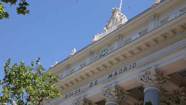 ep archivo   fachada del palacio de la bolsa de madrid a 30 de junio de 2021 en madrid espana