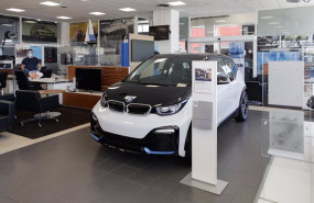 ep archivo   un vehiculo expuesto en un concesionario bmw