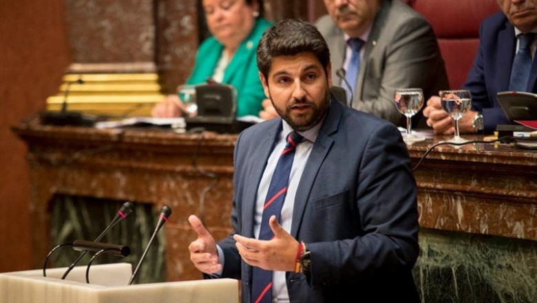 El candidato del PP a presidir la Comunidad Autónoma, Fernando López Miras | PP ep candidatopppresidircomunidad autonoma fernando lopez miras
