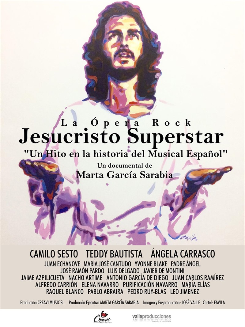 ep cartel del documental jesucristo superstar realizado por el artista favila
