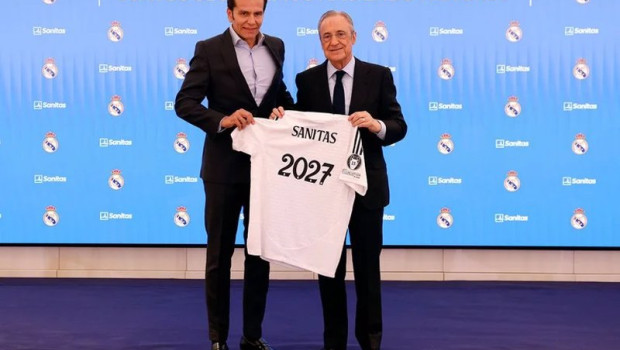 ep el ceo de sanitas y de bupa ela inaki peralta y el presidente del real madrid florentino perez