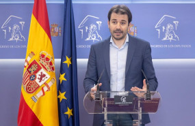 ep el diputado de podemos javier sanchez serna durante una rueda de prensa anterior a la junta de