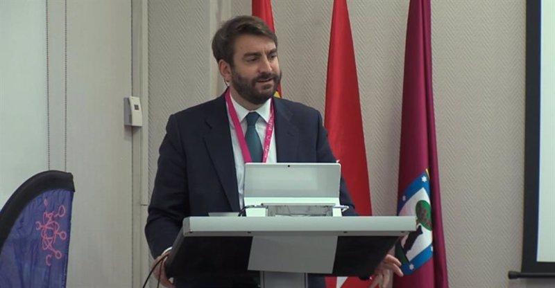 El director general del Tesoro y Política Financiera, Pablo de Ramón-Laca, en el Congreso Anual de Asufin. | ASUFIN ep el director general del tesoro y politica financiera pablo de ramon laca en el congreso anual de