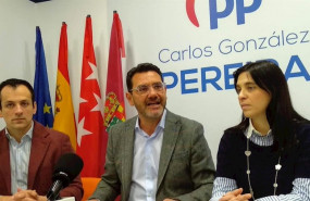 ep el portavoz del partido popular de getafe carlos gonzalez pereira ofrece una rueda de prensa en