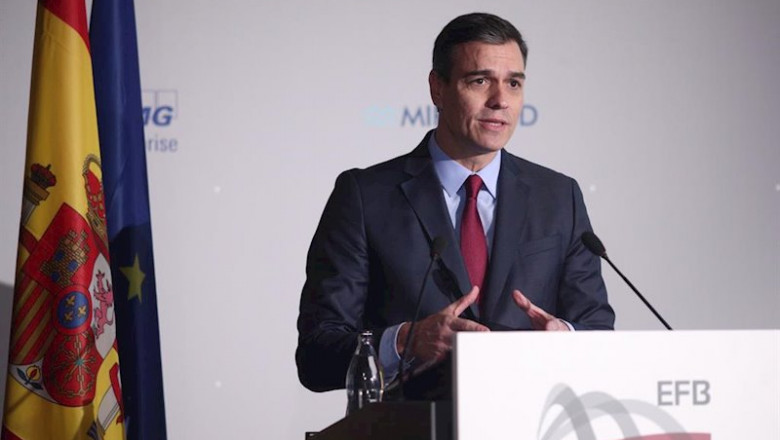 El presidente del Gobierno en funciones, Pedro Sánchez, durante su intervención en el acto de clausura el VI Congreso de las Empresas Familiares Europeas, organizado por European Family Businesses, en Madrid (España),a 20 de noviembre de 2019. | Eduardo Parra - Europa Press ep el presidente del gobierno en funciones pedro sanchez durante su intervencion en el acto de 20191120152104