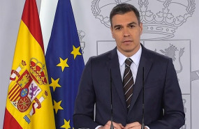 ep el presidente del gobierno pedro sanchez durante la rueda de prensa del 23 de mayo en moncloa