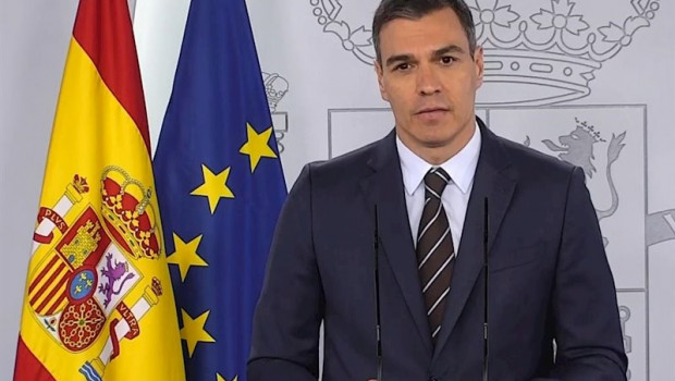 ep el presidente del gobierno pedro sanchez durante la rueda de prensa del 23 de mayo en moncloa