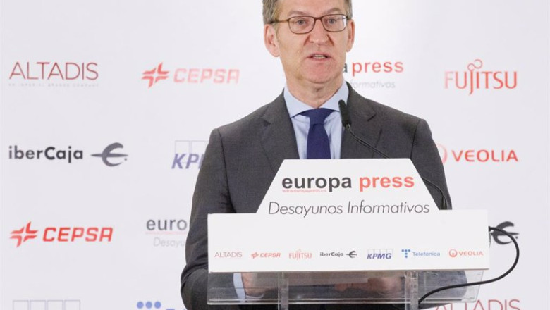 ep el presidente del pp alberto nunez feijoo interviene este martes durante un desayuno informativo ep el presidente del pp alberto nunez feijoo interviene este martes durante un desayuno informativo