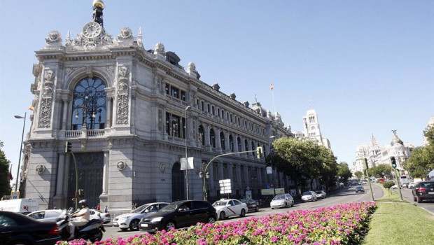 ep fachada de la sede del banco de espana en madrid