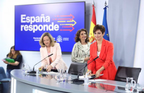 ep i d la ministra portavoz isabel rodriguez la ministra de hacienda y funcion publica maria jesus