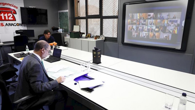 ep javier lamban participa en la cuarta videoconferencia de presidentes autonomicos con pedro