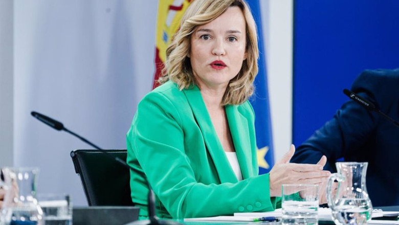 ep la ministra de educacion fp y deportes y portavoz el gobierno pilar alegria este martes en la ep la ministra de educacion fp y deportes y portavoz el gobierno pilar alegria este martes en la