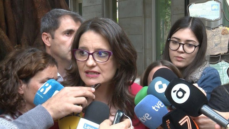 La vicepresidenta de la Generalitat Valenciana, Mónica Oltra, comparece ante los medios (Archivo) | EUROPA PRESS - Archivo ep la vicepresidenta de la generalitat valenciana monica oltra comparece ante los medios archivo